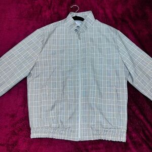 Men's Classic Gray Checkered Jacket